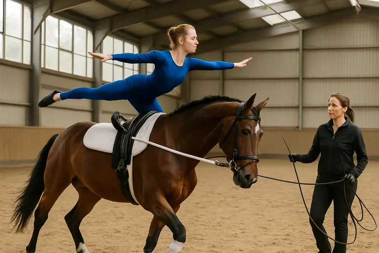 Acrobatiek op het paard met voltige: bouw aan balans, kracht en creativiteit
