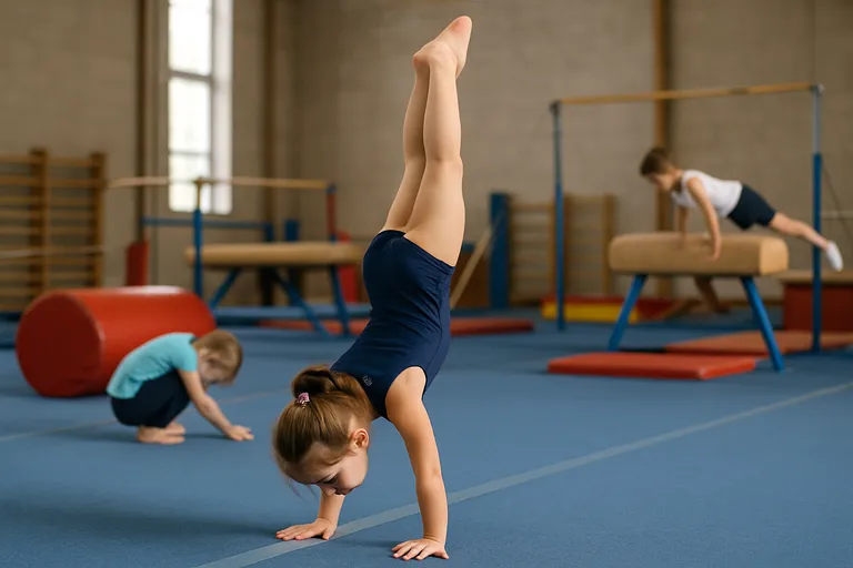 Van koprol tot handstand: zo groeit je kind in het turnen