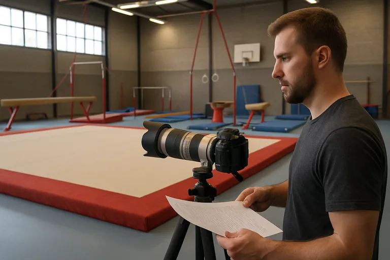 Voorbereiding en apparatuur voor foto turnen